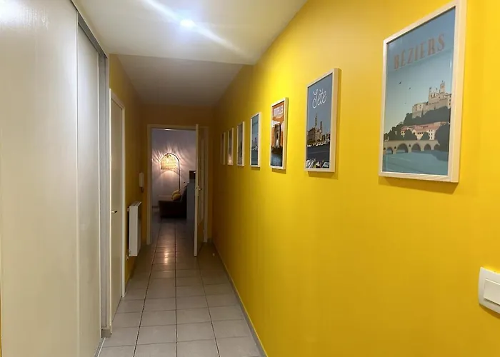 Lumineux 2ch Proche Pres D'arenes Avec Wifi Tv Et Patio Montpellier